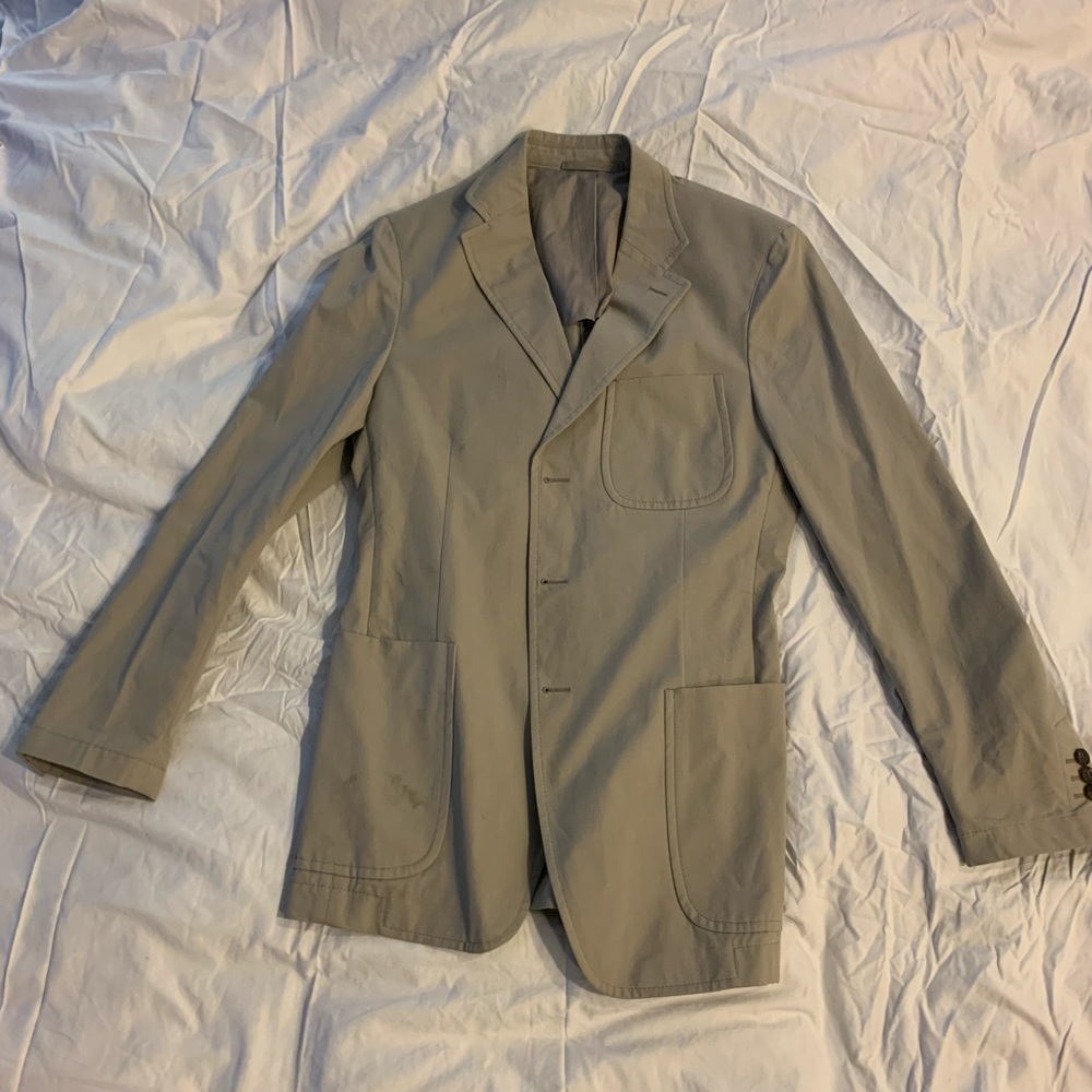 Prada Men’s Twill Three Button Blazer